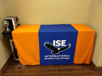 ISE Tablecloth Runner Event Kit Orange